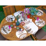 - SuplaRunnerSet186-61li-Beyaz-Zemin-Uzerinde-Onedraw-Cizimli-Yaprak-Motifli-Supla-Runner-Seti-1 - Realhomes  6+1'li Beyaz Zemin Üzerinde Onedraw Çizimli Yaprak Motifli Supla Runner Seti Realhomes