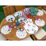 - SuplaRunnerSet196-61li-Bohem-Temali-Siluet-Cizimli-Supla-Runner-Seti-1 - Realhomes 6+1'li Bohem Temalı Silüet Çizimli Supla Runner Seti Realhomes