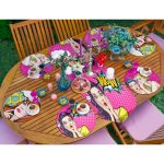 - SuplaRunnerSet2-61li-Pop-Art-Women-Girl-Ozel-Tasarimli-Supla-Runner-Seti-1 - Realhomes  6+1'li Pop-Art Women Girl Özel Tasarımlı Supla Runner Seti Realhomes