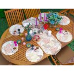 6+1'li Renkli Sonbahar Yaprakları Özel Tasarım Supla Runner Seti Realhomes