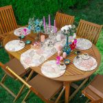 6+1'li Renkli Sonbahar Yaprakları Özel Tasarım Supla Runner Seti Realhomes