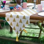 6+1'li Gold Desenli Hello Tasarımlı Supla Runner Seti Realhomes