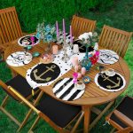 - SuplaRunnerSet207-61li-Siyah-Beyaz-Denizci-Temali-Gold-Detayli-Supla-Runner-Seti - Realhomes  6+1'li Siyah Beyaz Denizci Temalı Gold Detaylı Supla Runner Seti Realhomes