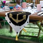 - SuplaRunnerSet207-61li-Siyah-Beyaz-Denizci-Temali-Gold-Detayli-Supla-Runner-Seti-2 - Realhomes  6+1'li Siyah Beyaz Denizci Temalı Gold Detaylı Supla Runner Seti Realhomes