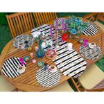 - SuplaRunnerSet214-61li-Siyah-Beyaz-Cizgili-Gold-Yaprak-Taneleri-Supla-Runner-Seti-1 - Realhomes 6+1'li Siyah Beyaz Çizgili Gold Yaprak Taneleri Supla Runner Seti Realhomes