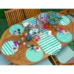 - SuplaRunnerSet223-61li-Yesil-Geometrik-Cizimli-Ozel-Tasarim-Supla-Runner-Seti-1 - Realhomes  6+1'li Yeşil Geometrik Çizimli Özel Tasarım Supla Runner Seti Realhomes