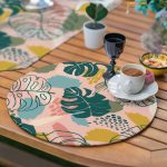 - SuplaRunnerSet226-61li-Pastel-Renkli-Tropik-Yaprak-Tasarimli-Supla-Runner-Seti-3 - Realhomes 6+1'li Pastel Renkli Tropik Yaprak Tasarımlı Supla Runner Seti Realhomes