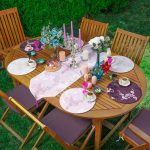 6+1'li Mürdüm Renkli Özel Tasarım Supla Runner Seti Realhomes