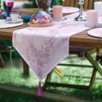 6+1'li Mürdüm Renkli Özel Tasarım Supla Runner Seti Realhomes