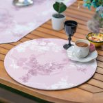 6+1'li Mürdüm Renkli Özel Tasarım Supla Runner Seti Realhomes