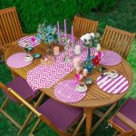 - SuplaRunnerSet232-61li-Mor-Geometrik-Cizimli-Ozel-Tasarim-Supla-Runner-Seti - Realhomes 6+1'li Mor Geometrik Çizimli Özel Tasarım Supla Runner Seti Realhomes