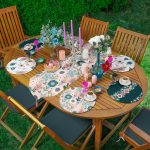 6+1'li Rengarenk Zemin Çiçek Tasarımlı Supla Runner Seti Realhomes