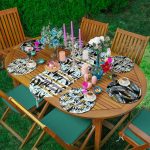 - SuplaRunnerSet236-61li-Gold-Detayli-Siyah-Zeminde-Palmiye-Agaclari-Supla-Runner-Seti - Realhomes  6+1'li Gold Detaylı Siyah Zeminde Palmiye Ağaçları Supla Runner Seti Realhomes