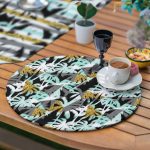 - SuplaRunnerSet236-61li-Gold-Detayli-Siyah-Zeminde-Palmiye-Agaclari-Supla-Runner-Seti-3 - Realhomes  6+1'li Gold Detaylı Siyah Zeminde Palmiye Ağaçları Supla Runner Seti Realhomes