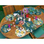 - SuplaRunnerSet237-61li-Tropik-Yaprak-Tasarimli-Supla-Runner-Seti-1 - Realhomes 6+1'li Tropik Yaprak Tasarımlı Supla Runner Seti Realhomes