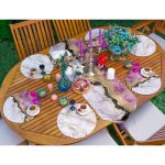 - SuplaRunnerSet26-61li-Mor-Temali-Mermer-Tasarimli-Supla-Runner-Seti-1 - Realhomes  6+1'li Mor Temalı Mermer Tasarımlı Supla Runner Seti Realhomes