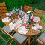 6+1'li Etnik Güneş Tasarımlı Supla Runner Seti Realhomes