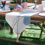 6+1'li Soyut Renkli Onedraw Çizimli Supla Runner Seti Realhomes