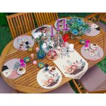 6+1'li Renkli Zemin Saksı Özel Tasarımlı Supla Runner Seti Realhomes