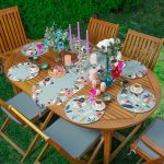 - SuplaRunnerSet282-61li-Yesil-Zeminli-Cicek-Tasarimli-Supla-Runner-Seti - Realhomes  6+1'li Yeşil Zeminli Çiçek Tasarımlı Supla Runner Seti Realhomes