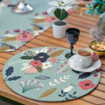 - SuplaRunnerSet282-61li-Yesil-Zeminli-Cicek-Tasarimli-Supla-Runner-Seti-3 - Realhomes  6+1'li Yeşil Zeminli Çiçek Tasarımlı Supla Runner Seti Realhomes