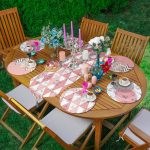 - SuplaRunnerSet29-61li-Pembe-Mermer-Desen-Tasarimli-Supla-Runner-Seti - Realhomes 6+1'li Pembe & Mermer Desen Tasarımlı Supla Runner Seti Realhomes