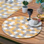 - SuplaRunnerSet290-61li-Sari-Gri-Geometrik-Ozel-Tasarimli-Supla-Runner-Seti-3 - Realhomes  6+1'li Sarı & Gri Geometrik Özel Tasarımlı Supla Runner Seti Realhomes