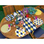 - SuplaRunnerSet293-61li-Sari-Lacivert-Zigzag-Ekose-Tasarimli-Supla-Runner-Seti-1 - Realhomes  6+1'li Sarı Lacivert Zigzag & Ekose Tasarımlı Supla Runner Seti Realhomes