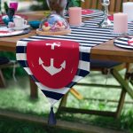 6+1'li Çapa Özel Tasarımlı Denizci Temalı Supla Runner Seti Realhomes