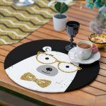 6+1'li Altın Varaklı Yılbaşı Temalı Supla Runner Seti Realhomes