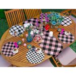 - SuplaRunnerSet326-61li-Beyaz-Pembe-Ekose-Tasarimli-Supla-Runner-Seti-1 - Realhomes 6+1'li Beyaz Pembe Ekose Tasarımlı Supla Runner Seti Realhomes