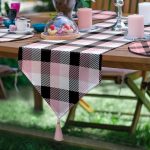 - SuplaRunnerSet327-61li-Beyaz-Pembe-Ekose-Tasarimli-Supla-Runner-Seti-2 - Realhomes  6+1'li Beyaz Pembe Ekose Tasarımlı Supla Runner Seti Realhomes