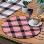 - SuplaRunnerSet327-61li-Beyaz-Pembe-Ekose-Tasarimli-Supla-Runner-Seti-3 - Realhomes  6+1'li Beyaz Pembe Ekose Tasarımlı Supla Runner Seti Realhomes