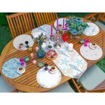 6+1'li Soft Renkli Deniz Canlıları Özel Tasarım Supla Runner Seti Realhomes