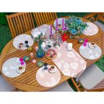 - SuplaRunnerSet366-61li-Soft-Gri-Pembe-Renkli-Yaprak-Figurlu-Supla-Runner-Seti-1 - Realhomes  6+1'li Soft Gri Pembe Renkli Yaprak Figürlü Supla Runner Seti Realhomes