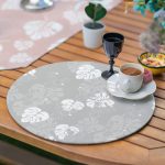 - SuplaRunnerSet366-61li-Soft-Gri-Pembe-Renkli-Yaprak-Figurlu-Supla-Runner-Seti-3 - Realhomes  6+1'li Soft Gri Pembe Renkli Yaprak Figürlü Supla Runner Seti Realhomes