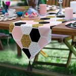 6+1'li Pembe Temalı Love Tasarımlı Supla Runner Seti Realhomes