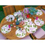 - SuplaRunnerSet372-61li-Mor-Renkli-Ortanca-Cicegi-Motifli-Supla-Runner-Seti-1 - Realhomes  6+1'li Mor Renkli Ortanca Çiçeği Motifli Supla Runner Seti Realhomes