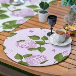 - SuplaRunnerSet372-61li-Mor-Renkli-Ortanca-Cicegi-Motifli-Supla-Runner-Seti-3 - Realhomes  6+1'li Mor Renkli Ortanca Çiçeği Motifli Supla Runner Seti Realhomes