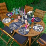 - SuplaRunnerSet373-61li-Lacivert-Altin-Varakli-Yaprak-Tasarimli-Supla-Runner-Seti - Realhomes 6+1'li Lacivert Altın Varaklı Yaprak Tasarımlı Supla Runner Seti Realhomes