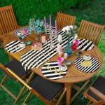 - SuplaRunnerSet378-61li-Siyah-Beyaz-Cizgili-Gold-Detayli-Love-Temali-Supla-Runner-Seti - Realhomes 6+1'li Siyah Beyaz Çizgili Gold Detaylı Love Temalı Supla Runner Seti Realhomes