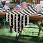 - SuplaRunnerSet378-61li-Siyah-Beyaz-Cizgili-Gold-Detayli-Love-Temali-Supla-Runner-Seti-2 - Realhomes 6+1'li Siyah Beyaz Çizgili Gold Detaylı Love Temalı Supla Runner Seti Realhomes