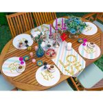 - SuplaRunnerSet397-61li-Gold-Detayli-Love-Temali-Supla-Runner-Seti-1 - Realhomes  6+1'li Gold Detaylı Love Temalı Supla Runner Seti Realhomes