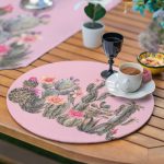 - SuplaRunnerSet401-61li-Pembe-Zemin-Kaktus-Tasarimli-Supla-Runner-Seti-3 - Realhomes  6+1'li Pembe Zemin Kaktüs Tasarımlı Supla Runner Seti Realhomes