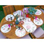 - SuplaRunnerSet404-61li-Beyaz-Zemin-Ortanca-Motifli-Supla-Runner-Seti-1 - Realhomes 6+1'li Beyaz Zemin Ortanca Motifli Supla Runner Seti Realhomes