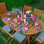 - SuplaRunnerSet41-61li-Renkli-Guller-Ozel-Tasarimli-Supla-Runner-Seti - Realhomes 6+1'li Renkli Güller Özel Tasarımlı Supla Runner Seti Realhomes