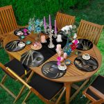 - SuplaRunnerSet42-61li-Gold-Detayli-Siyahi-Kadin-Temali-Supla-Runner-Seti - Realhomes 6+1'li Gold Detaylı Siyahi Kadın Temalı Supla Runner Seti Realhomes