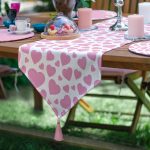 6+1'li Soft Kalp Tasarımlı Aşk Temalı Supla Runner Seti Realhomes