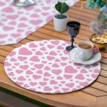 6+1'li Soft Kalp Tasarımlı Aşk Temalı Supla Runner Seti Realhomes