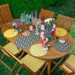 - SuplaRunnerSet453-61li-Sari-Laciver-Zigzag-Tasarimli-Supla-Runner-Seti - Realhomes  6+1'li Sarı Laciver Zigzag Tasarımlı Supla Runner Seti Realhomes